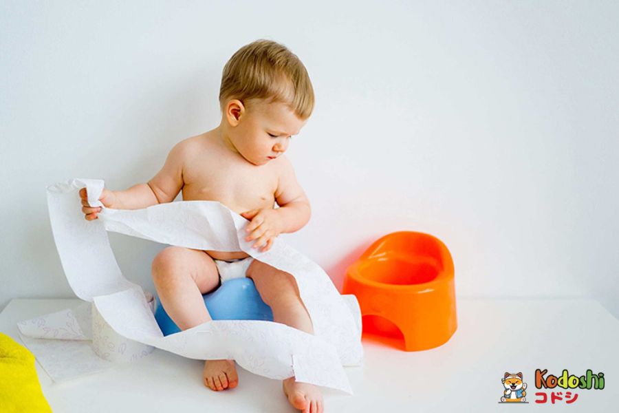 Bé bị táo bón khi bị rối loạn tiêu hoá