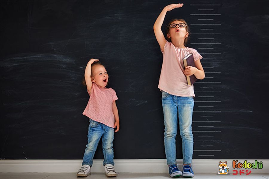 Quá trình phát triển chiều cao, cân nặng của bé