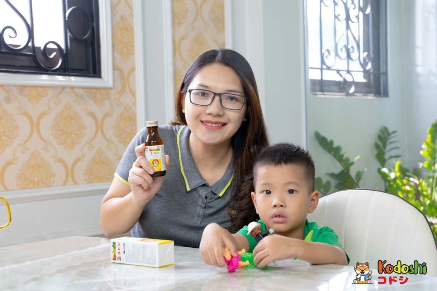 Lựa chọn thêm siro Kodoshi cho bé sử dụng