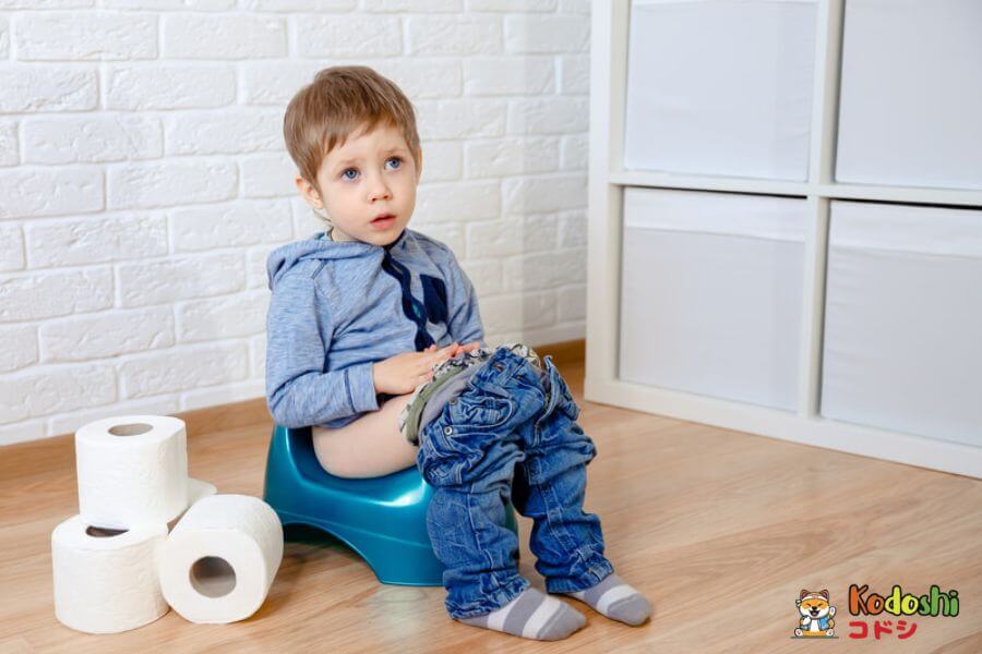 Tiêu chảy cấp ở trẻ em khiến bé đi tiêu nhiều hơn
