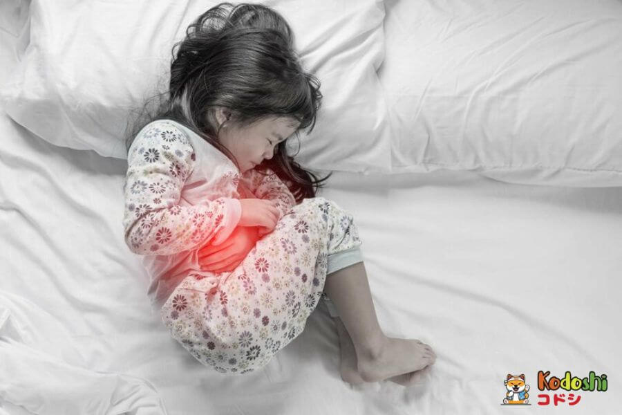 Có thể bị rối loạn tiêu hoá trong thời gian bị sốt