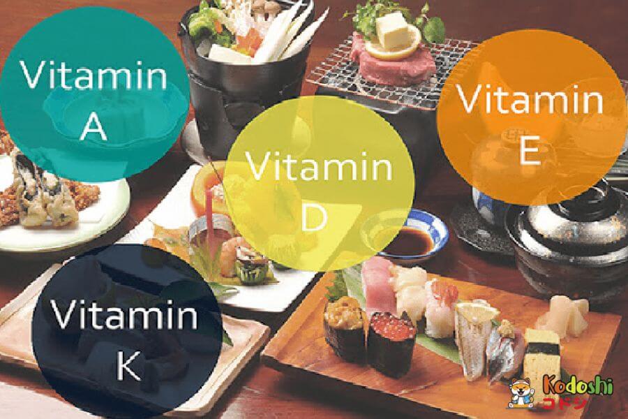 Các chất vitamin tan được trong chất béo