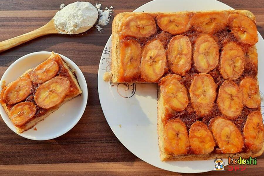 Cách làm món bánh chuối cam cho bé