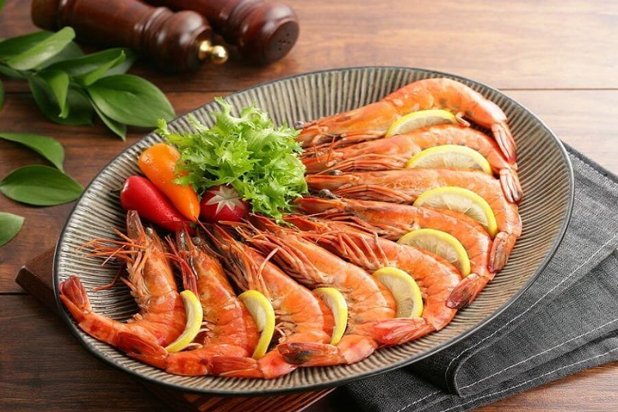 Trong tôm chứa nhiều kẽm cho bé