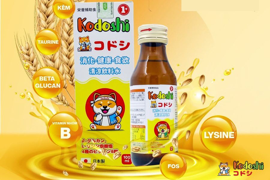 Siro ăn ngon kodoshi có tác dụng gì? Siro ăn ngon dành cho trẻ