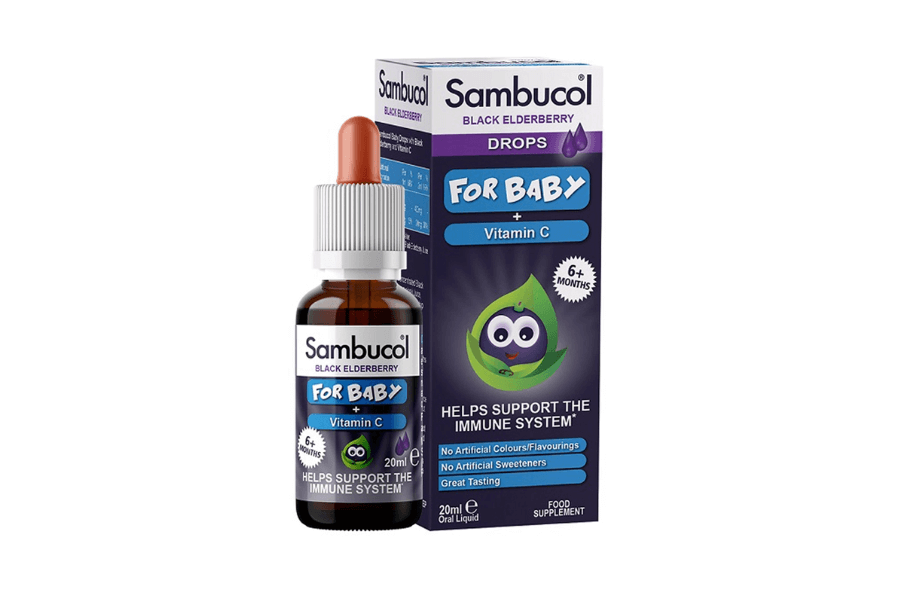 Sambucol Baby Drops được chiết xuất từ quả cơm cháy đen