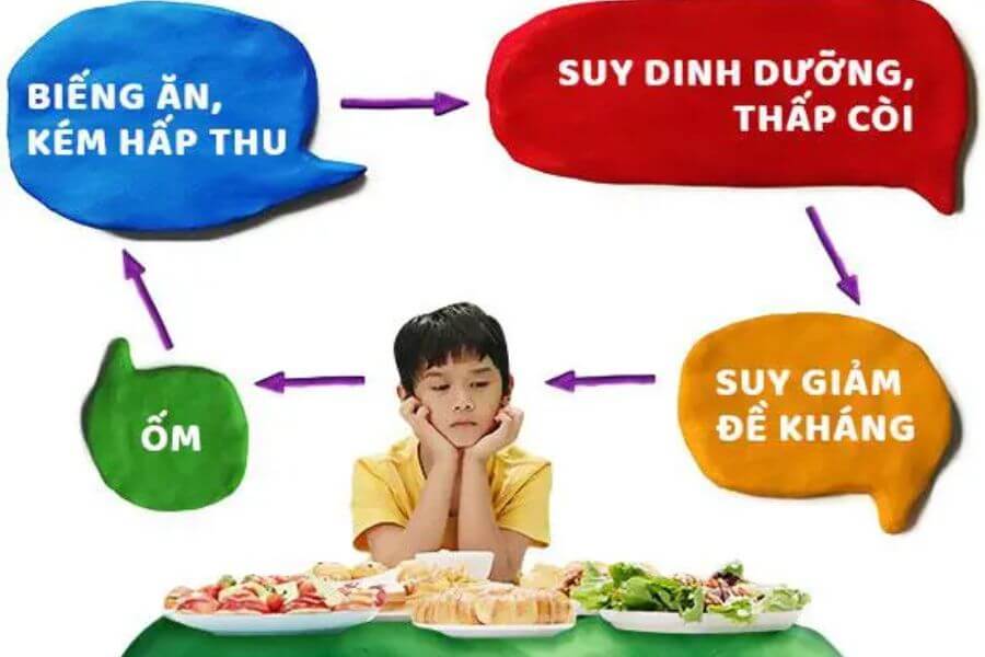 Trẻ miễn dịch kém, hay thường xuyên bệnh vặt